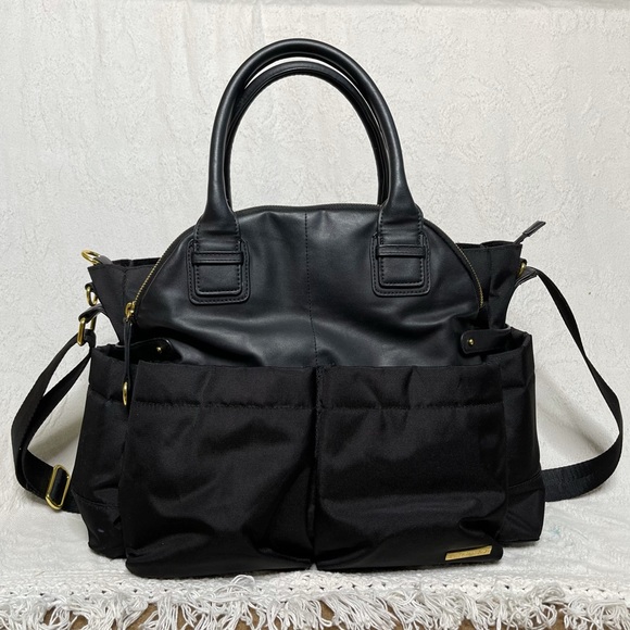 Skip Hop Diaper Bag Satchel, Black - Picture 6 of 11